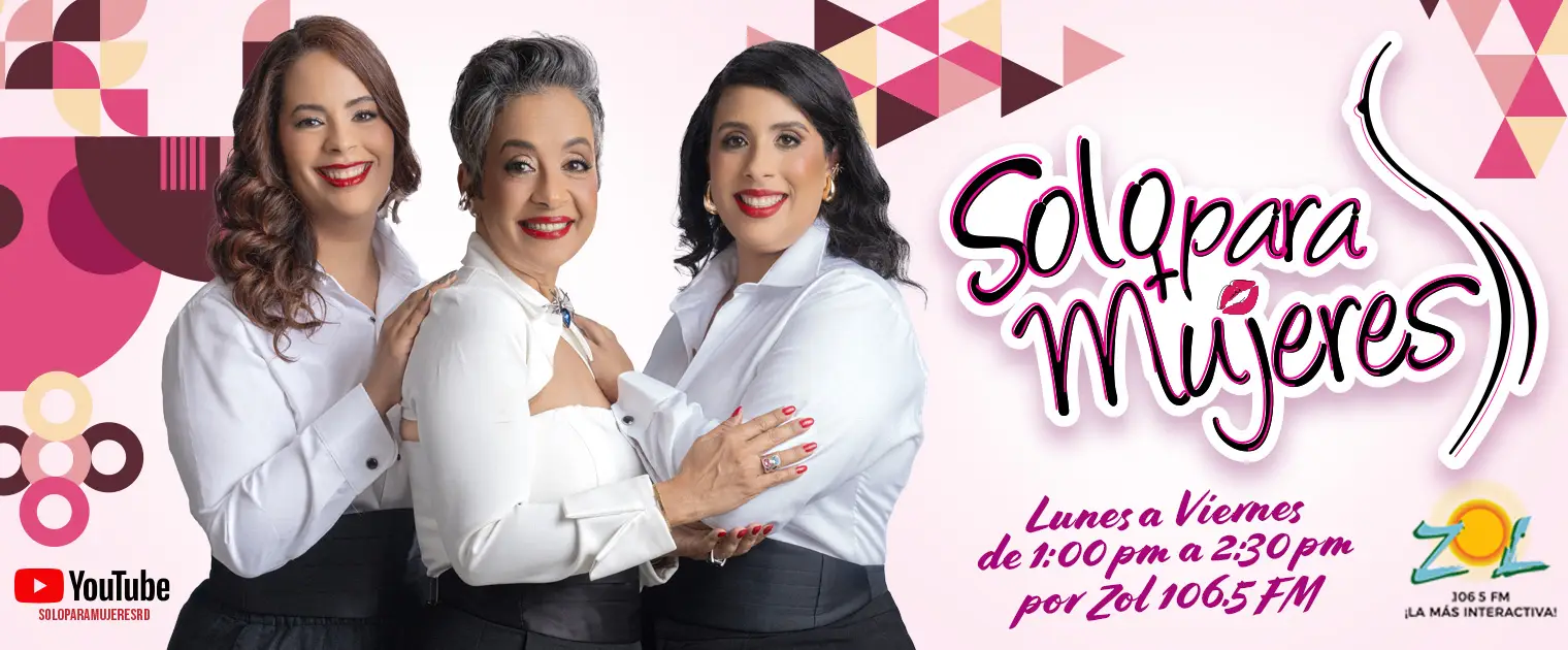Solo para mujeres, zoila luna, ambar luna, crystal luna, RCC Media, programa radial, logo, podcast, branding